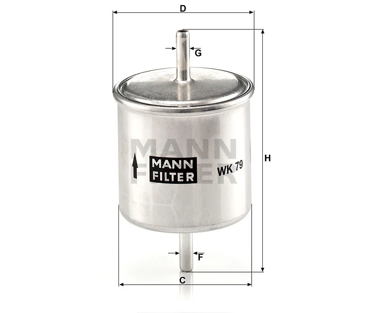 Mann-Filter - WK 79 - Fuel filter