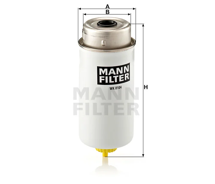 Mann-Filter - WK 8104 - Fuel filter