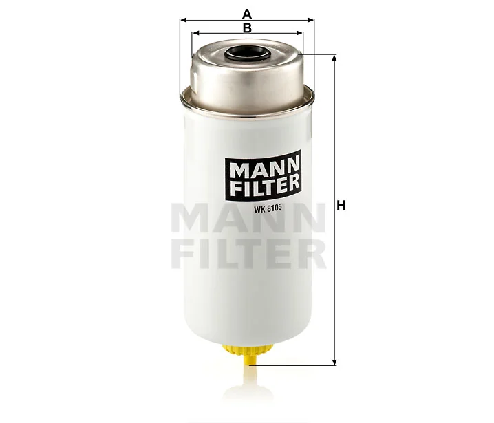Mann-Filter - WK 8105 - Fuel filter spin-on