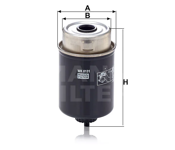 Mann-Filter - WK 8131 - Fuel filter
