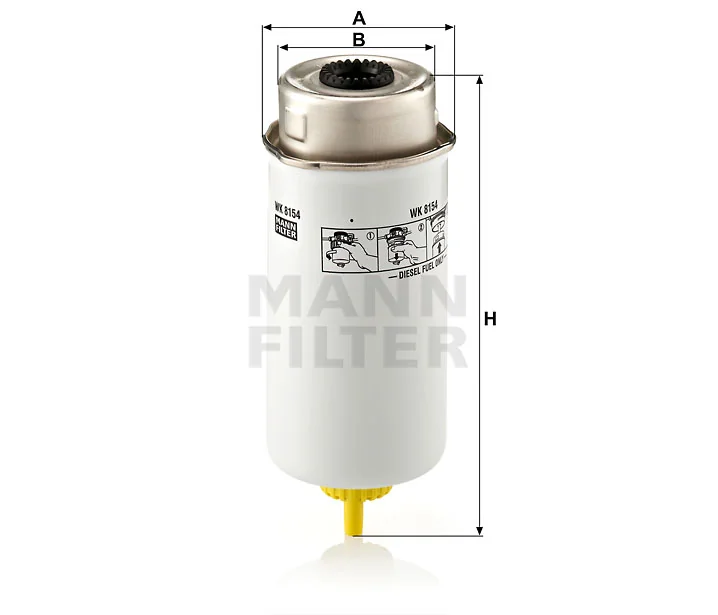 Mann-Filter - WK 8154 - Fuel filter