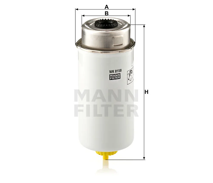 Mann-Filter - WK 8158 - Fuel filter spin-on