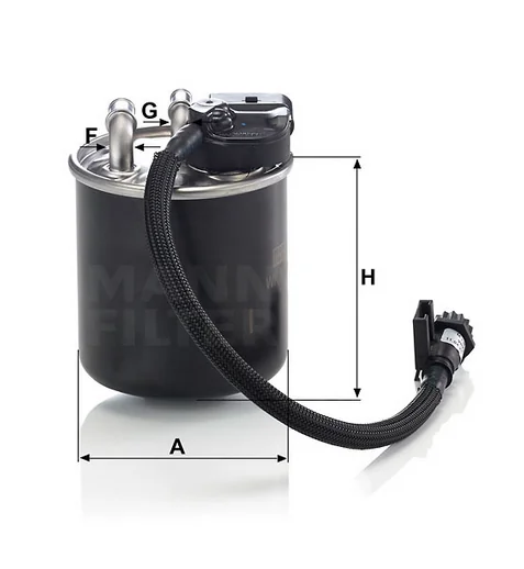 Mann-Filter - WK 820/18 - Fuel filter