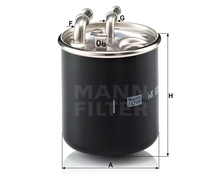 Mann-Filter - WK 820/2 x - Fuel filter