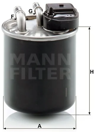 Mann-Filter - WK 820/20 - Fuel filter