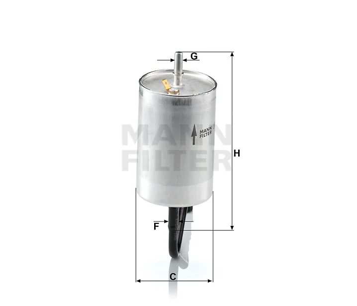 Mann-Filter - WK 832/1 - Fuel filter