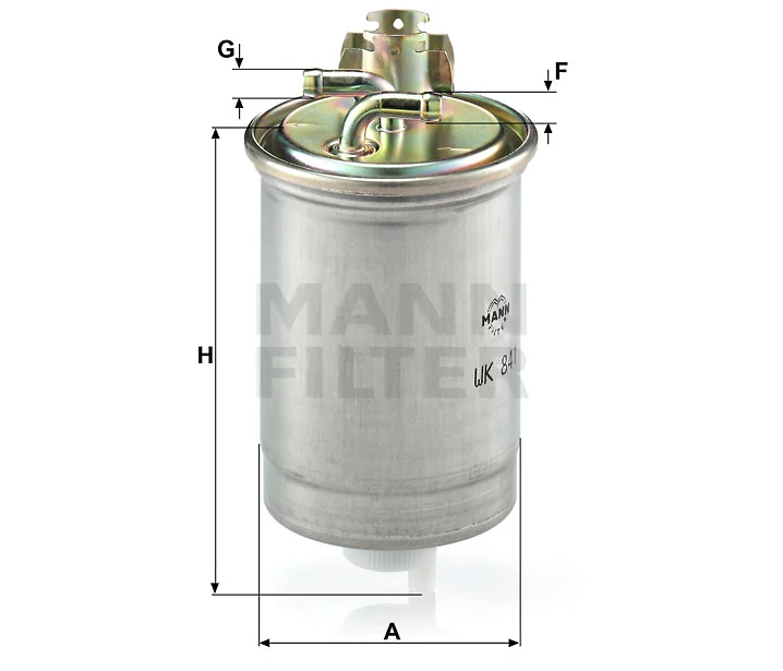Mann-Filter - WK 841 - Fuel filter