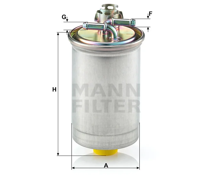 Mann-Filter - WK 842/12 x - Fuel filter