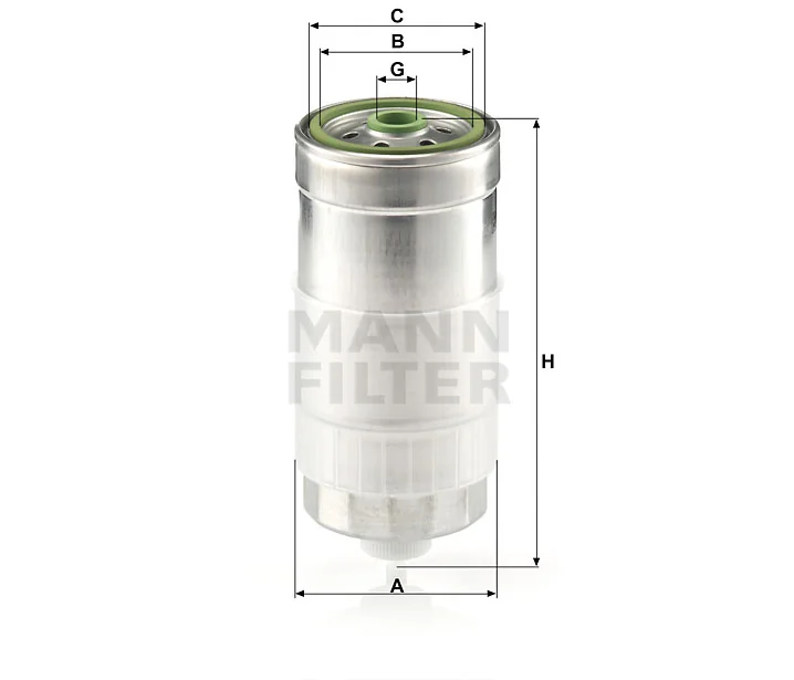 Mann-Filter - WK 845/1 - Fuel filter spin-on