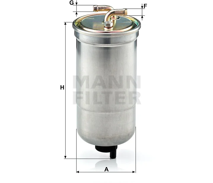 Mann-Filter - WK 853/16 - Fuel filter
