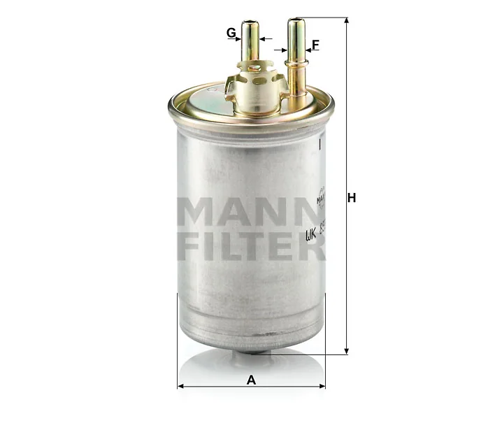 Mann-Filter - WK 853/7 - Fuel filter in-line