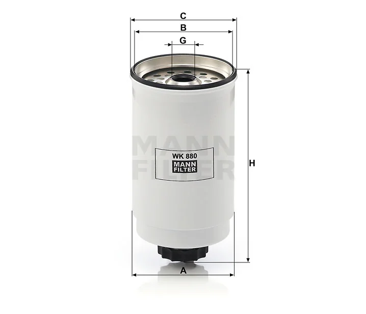 Mann-Filter - WK 880 - Fuel filter