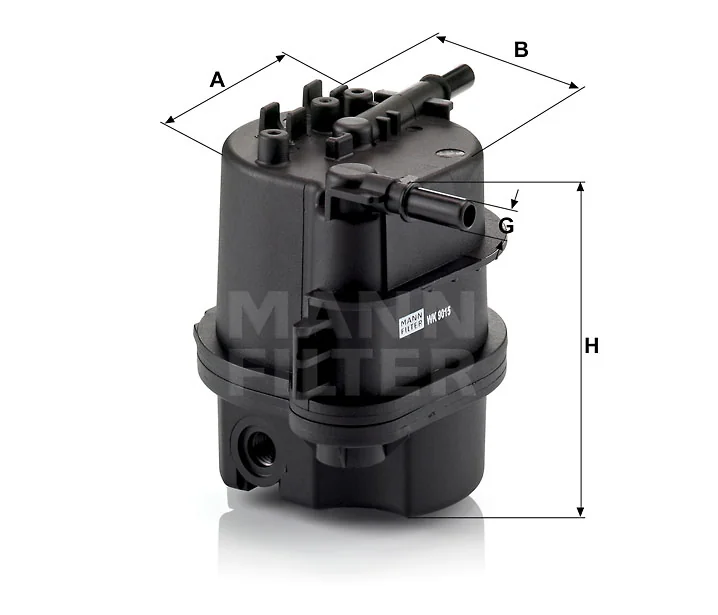 Mann-Filter - WK 9015 x - Fuel filter