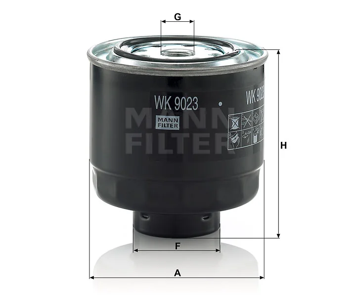 Mann-Filter - WK 9023 z - Fuel filter