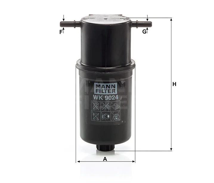 Mann-Filter - WK 9024 - Fuel filter