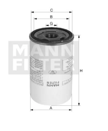 Mann-Filter - WK 9058 - Fuel filter