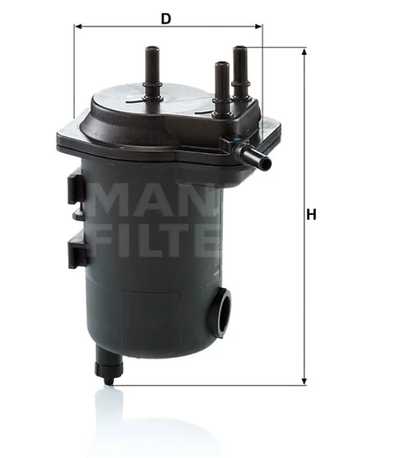 Mann-Filter - WK 939/10 x - Fuel filter