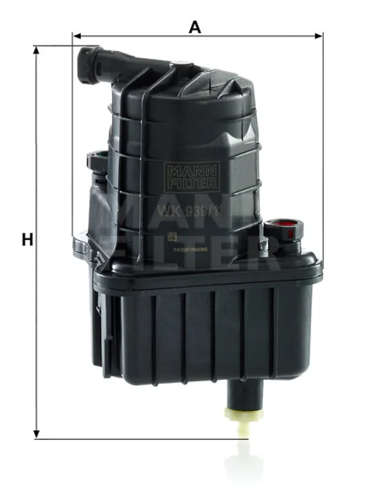 Mann-Filter - WK 939/11 x - Fuel filter in-line