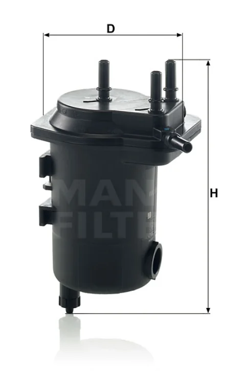 Mann-Filter - WK 939/12 x - Fuel filter