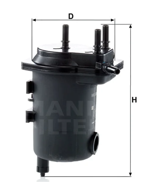 Mann-Filter - WK 939/17 x - Fuel filter