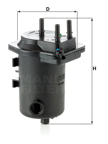 Mann-Filter - WK 939/9 x - Fuel filter