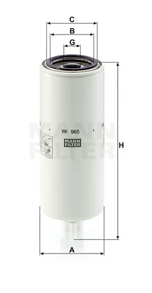 Mann-Filter - WK 965 x - Fuel filter