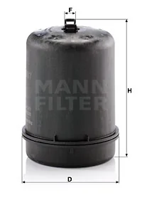 Mann-Filter - ZR 9007 - Oil filter (for centrifuge)