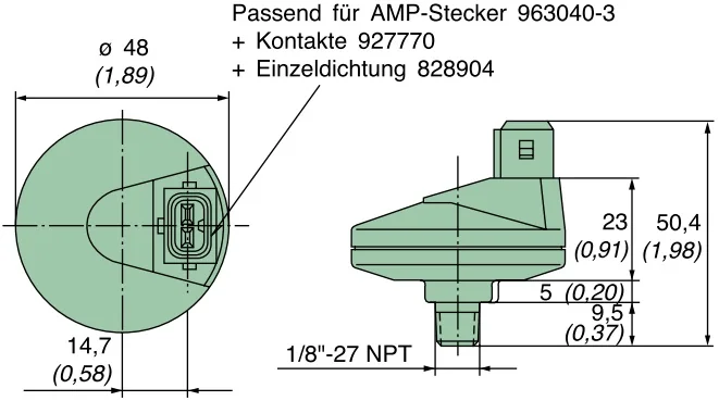 Mann Hummel - 39 080 70 862 - Maintenance switch 80 mbar