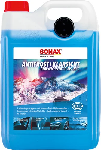 Sonax - SONAX Anti Frost + KlarSicht - Sonax antifrost+clearview to -20 °c citrus - 5 l