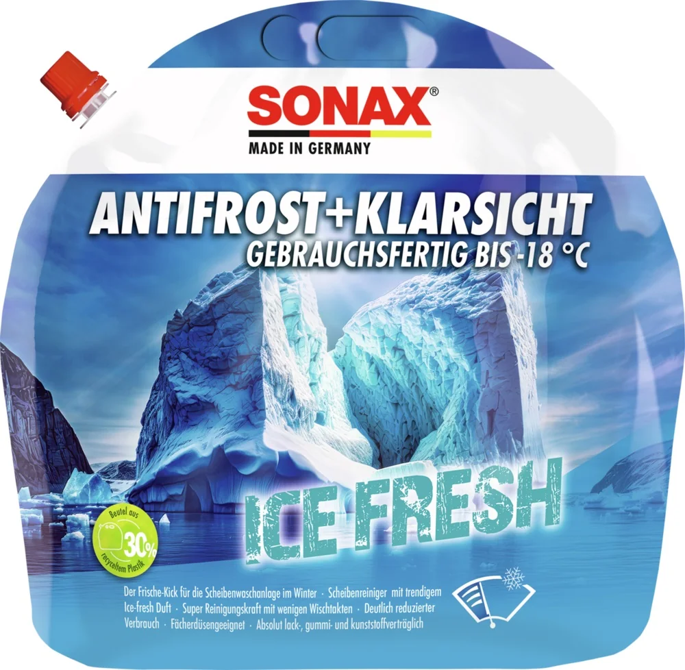 Sonax - SONAX Anti Frost + KlarSicht - Sonax anti-frost + clear view down to -18 °c ice-fresh - 3 liters