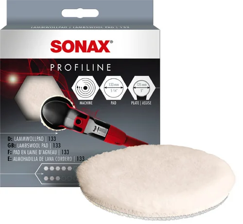 Sonax - SONAX Lammwoll Pad 133 - Sonax lambswool pad 133