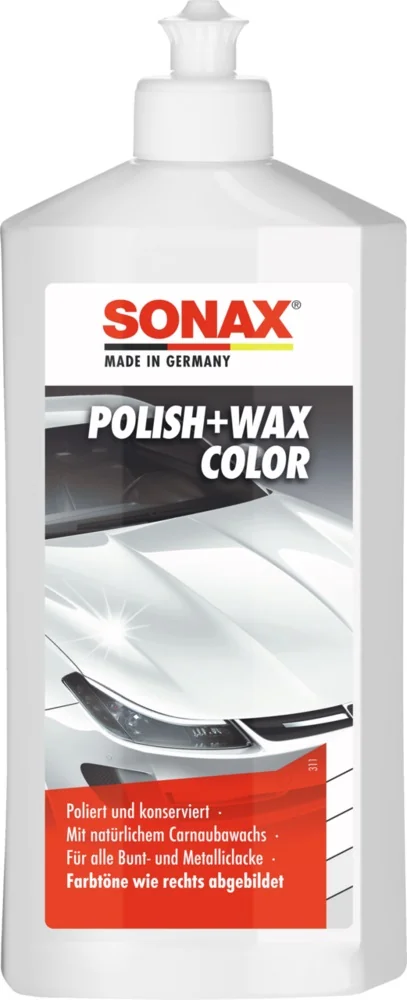 Sonax - SONAX Polish+Wax Color weiß - 500 ml - Sonax polish+wax color white - 500 ml