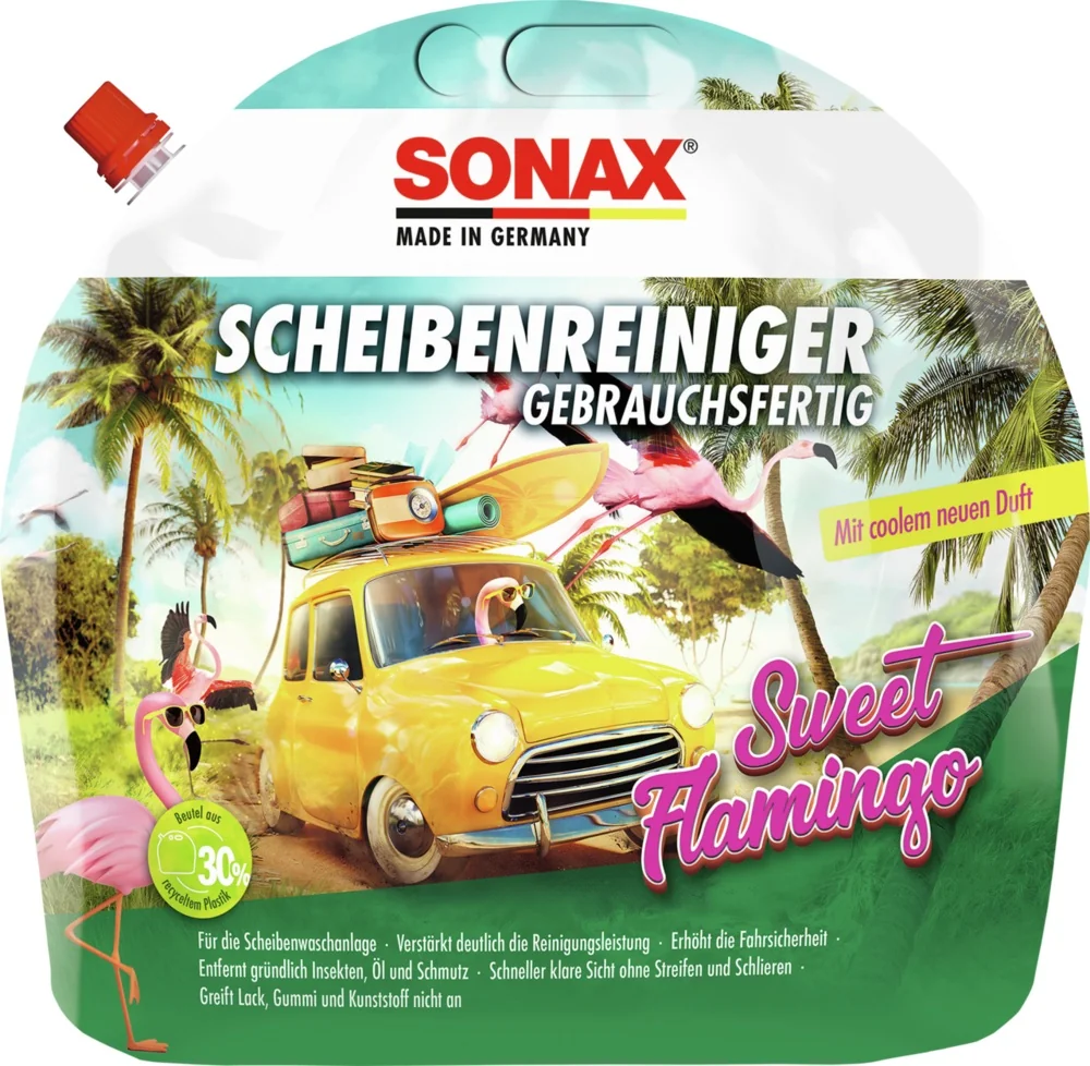 Sonax - SONAX Scheibenreiniger - Sonax windshield cleaner ready to use sweet flamingo - 3 l