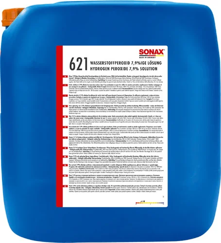 Sonax - SONAX Wasserstoffperoxid 7,9%ige Lösung - Sonax hydrogen peroxide 7.9% solution - 25 l