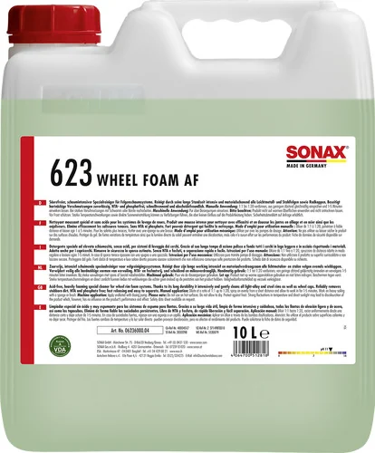 Sonax - SONAX Wheel Foam AF - 10 Ltr - Sonax wheel foam af - 10 liters