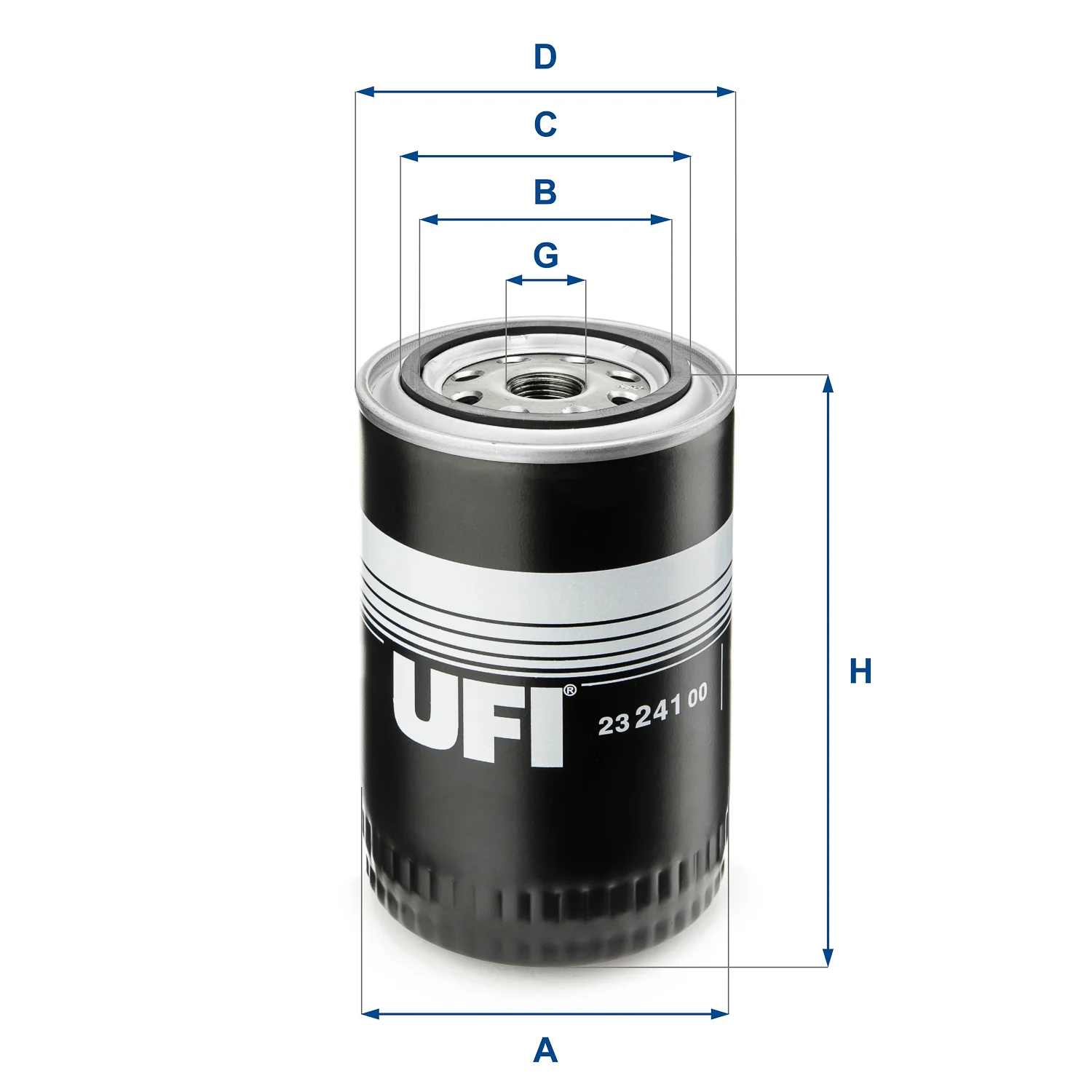 UFI Filters - 23.241.00 - Oil filter spin-on