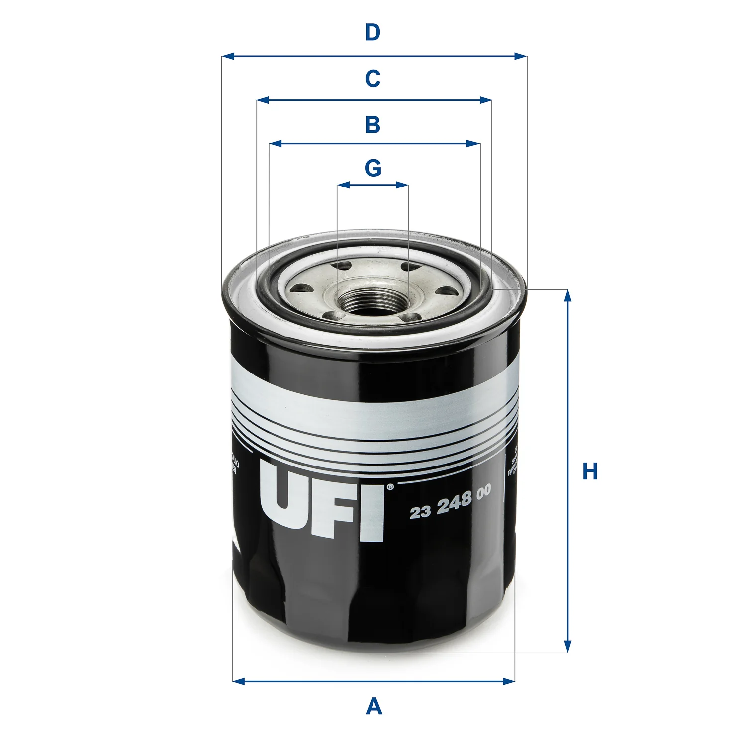 UFI Filters - 23.248.00 - Oil filter spin-on