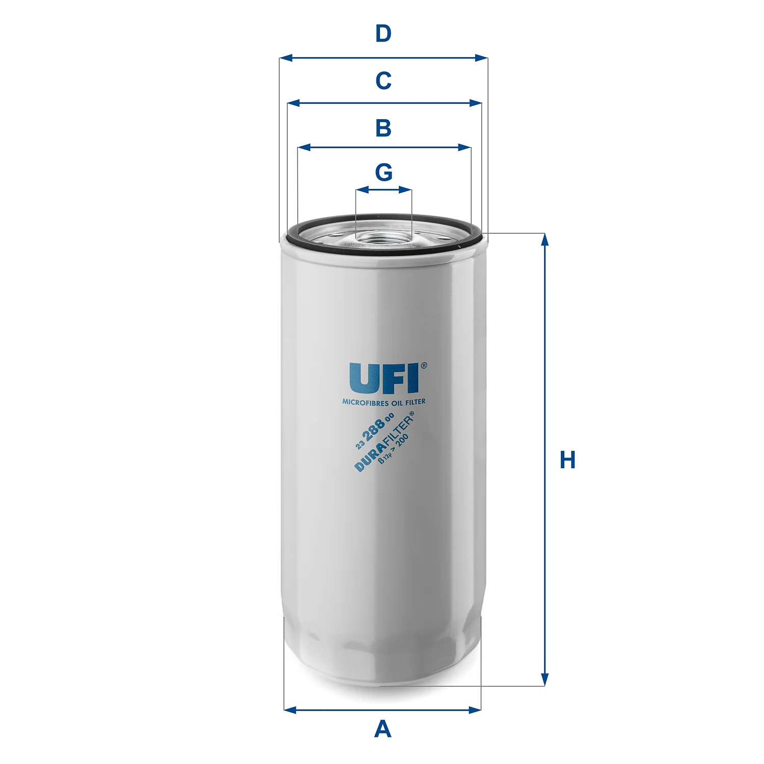 UFI Filters - 23.288.00 - Oil filter spin-on