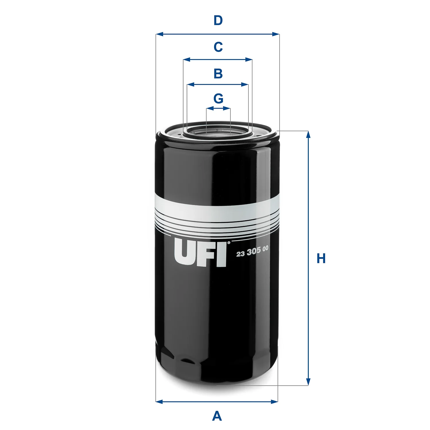 UFI Filters - 23.305.00 - Oil filter spin-on