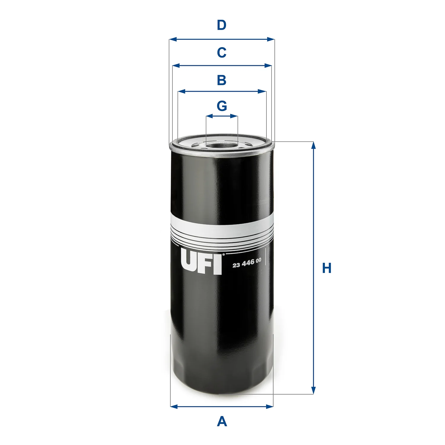 UFI Filters - 23.446.00 - Oil filter spin-on