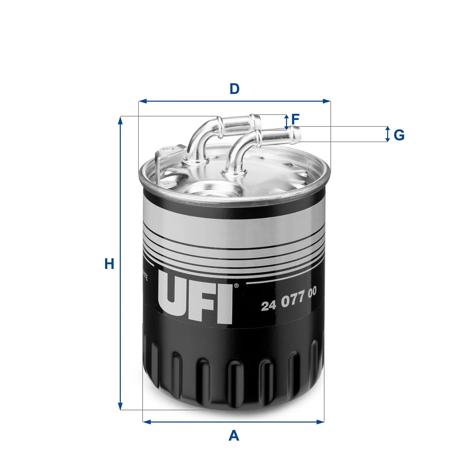 UFI Filters - 24.077.00 - Fuel filter in-line