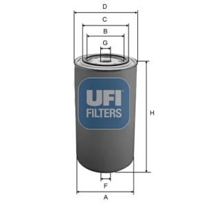 UFI Filters - 24.089.00 - Fuel filter spin-on