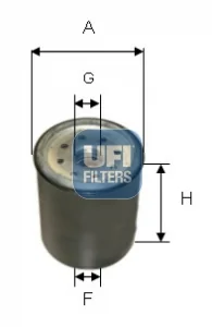UFI Filters - 24.158.00 - Fuel filter spin-on