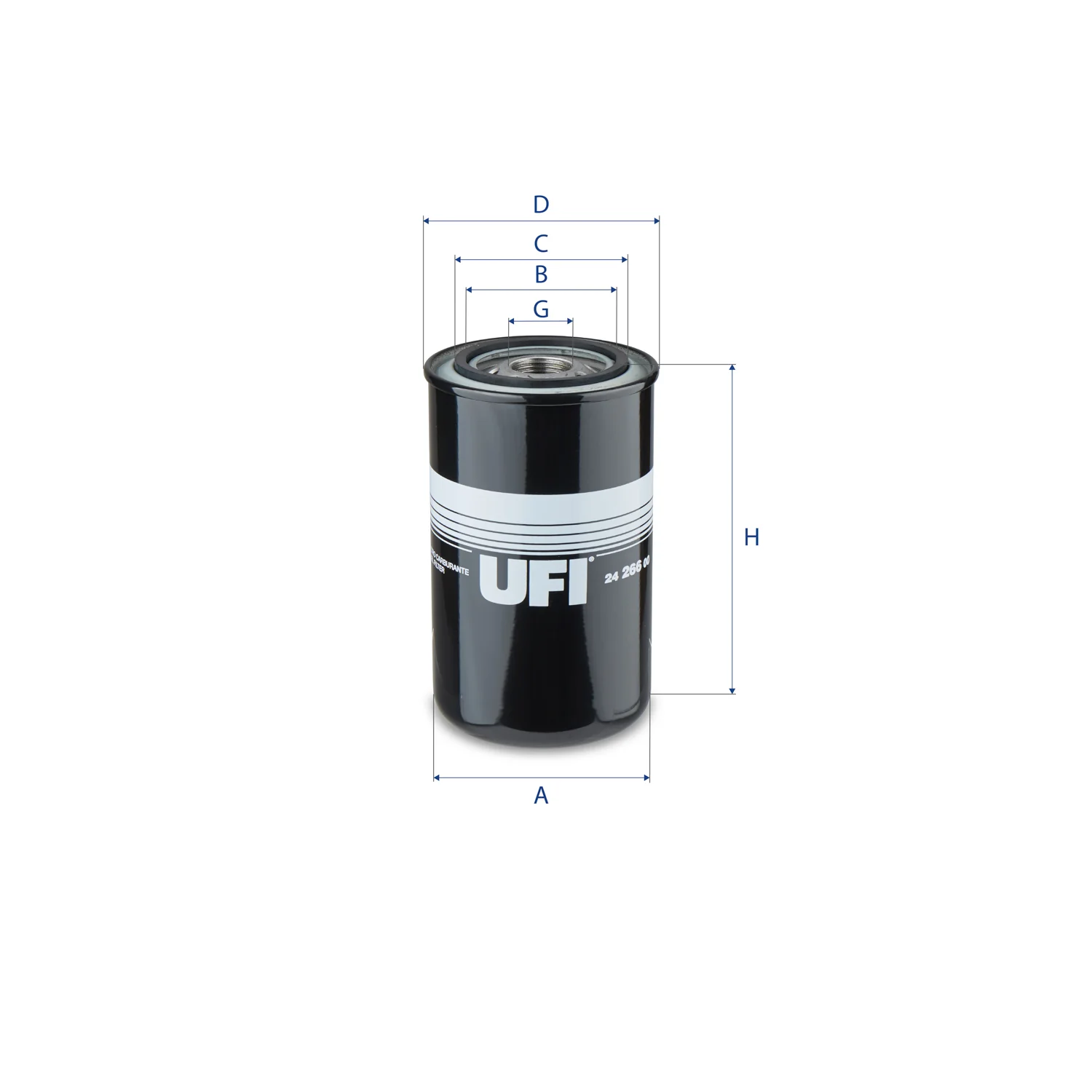 UFI Filters - 24.266.00 - Fuel filter spin-on