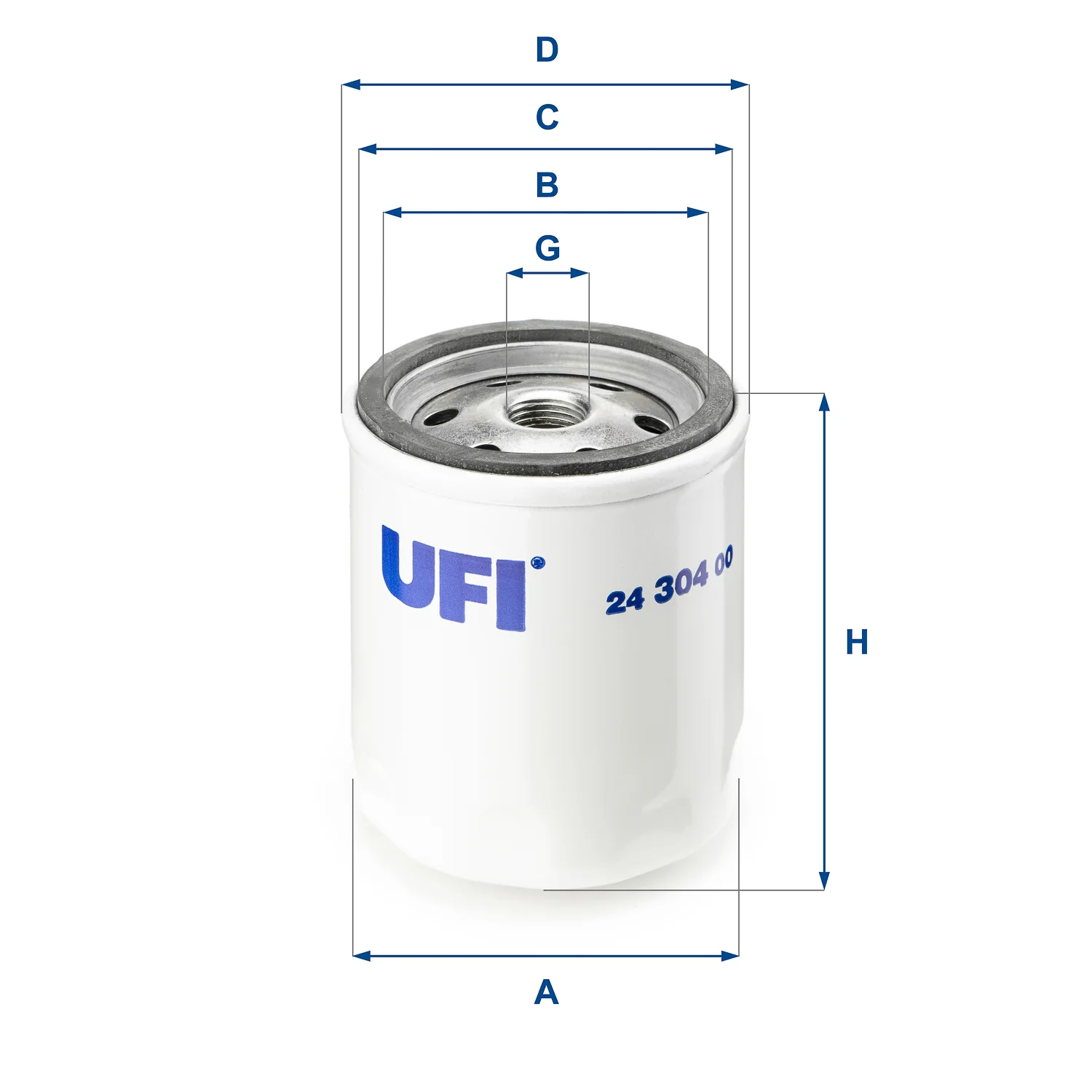 UFI Filters - 24.304.00 - Fuel filter spin-on