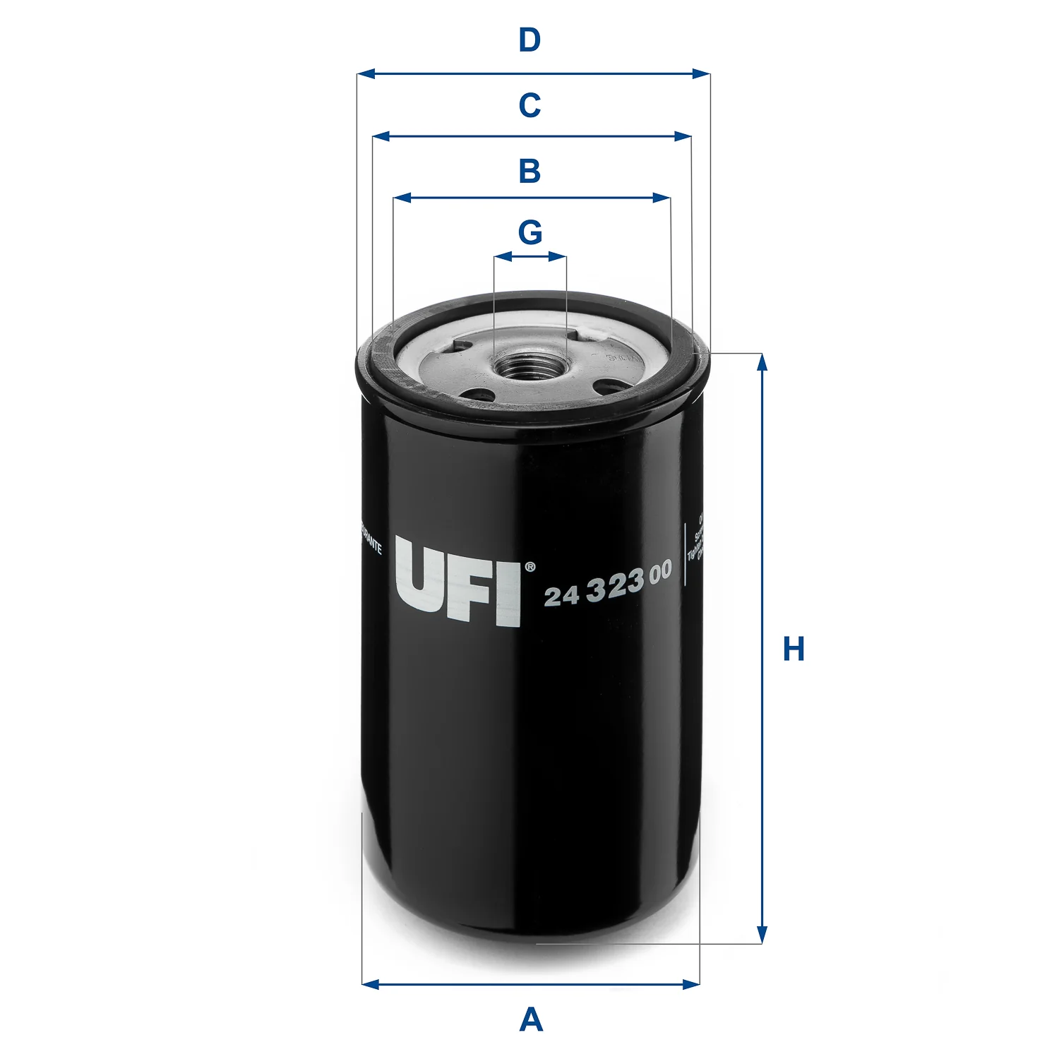 UFI Filters - 24.323.00 - Fuel filter spin-on