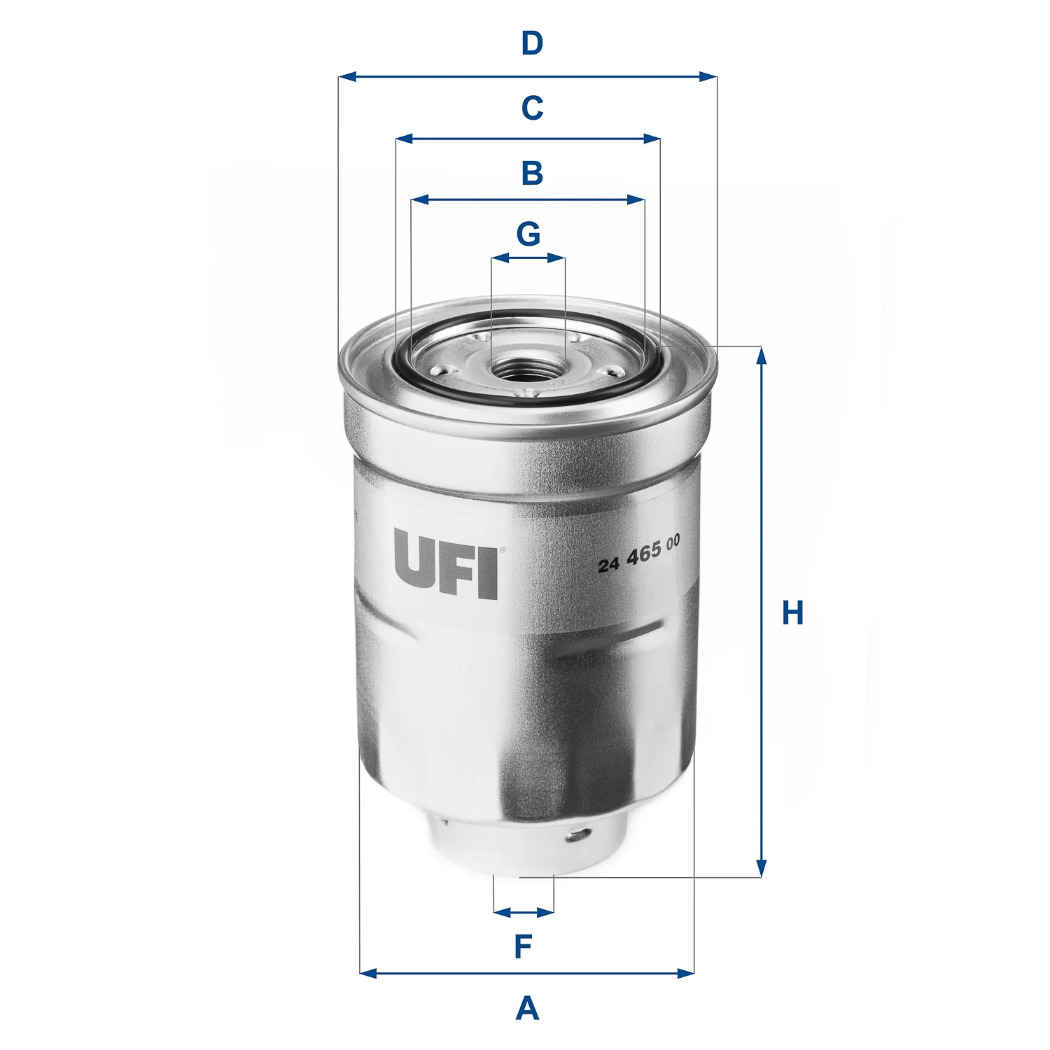 UFI Filters - 24.465.00 - Fuel filter element