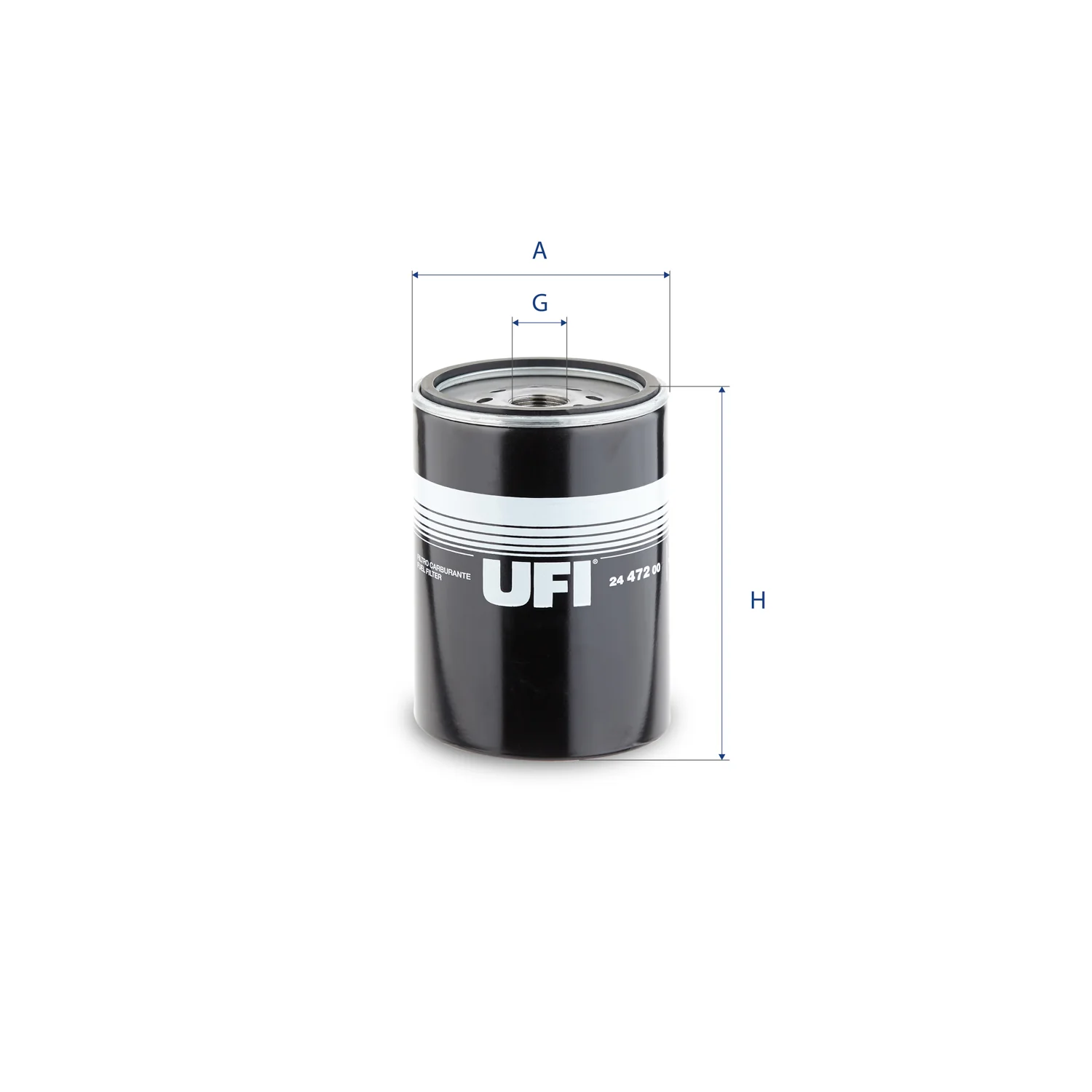 UFI Filters - 24.472.00 - Fuel filter spin-on