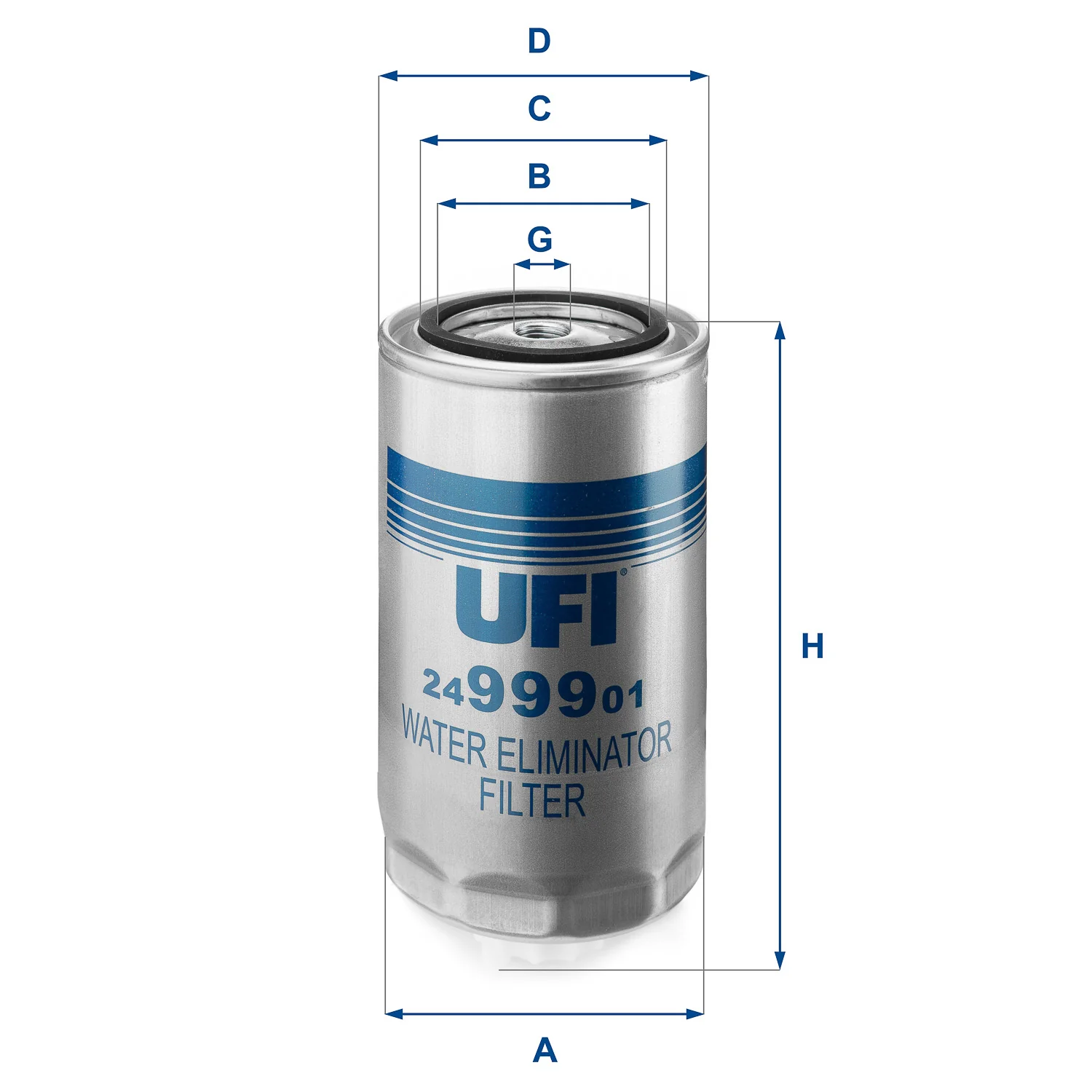 UFI Filters - 24.999.01 - Fuel filter element