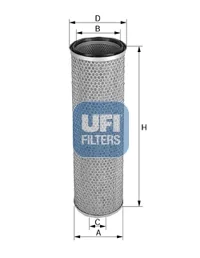 UFI Filters - 27.018.00 - Air filter element